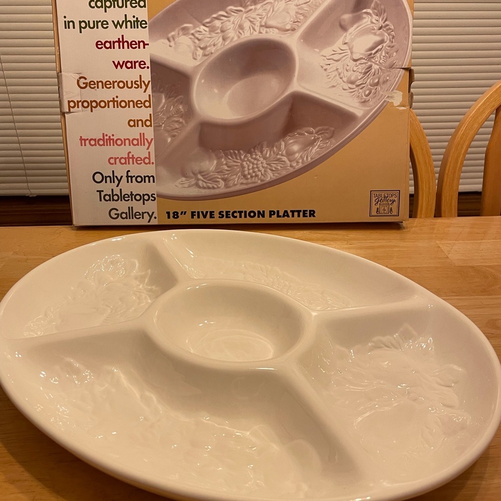 TableTops Unlimited 18” / 5 section platter